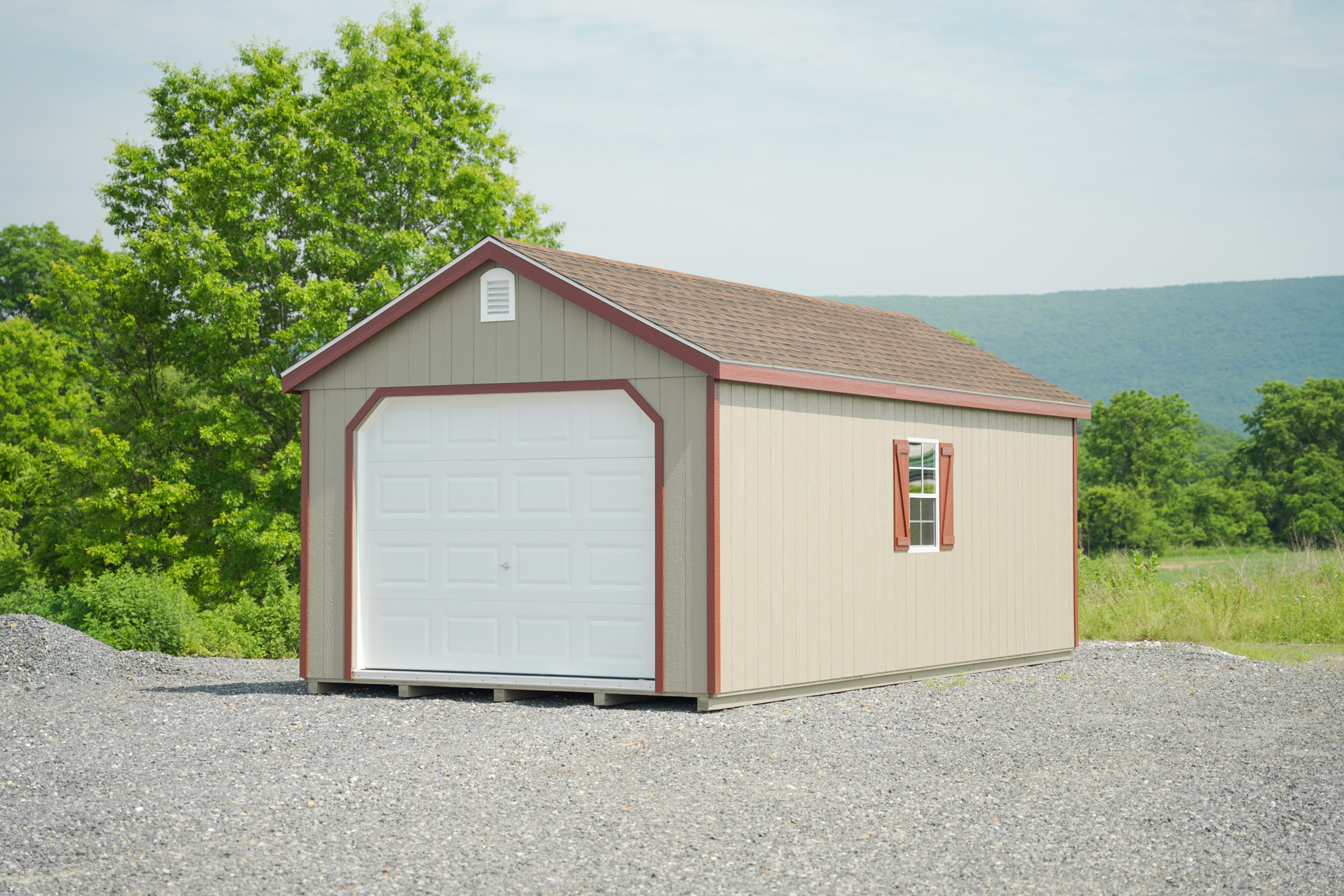 24x36 2 Car Garage | TSI Sheds